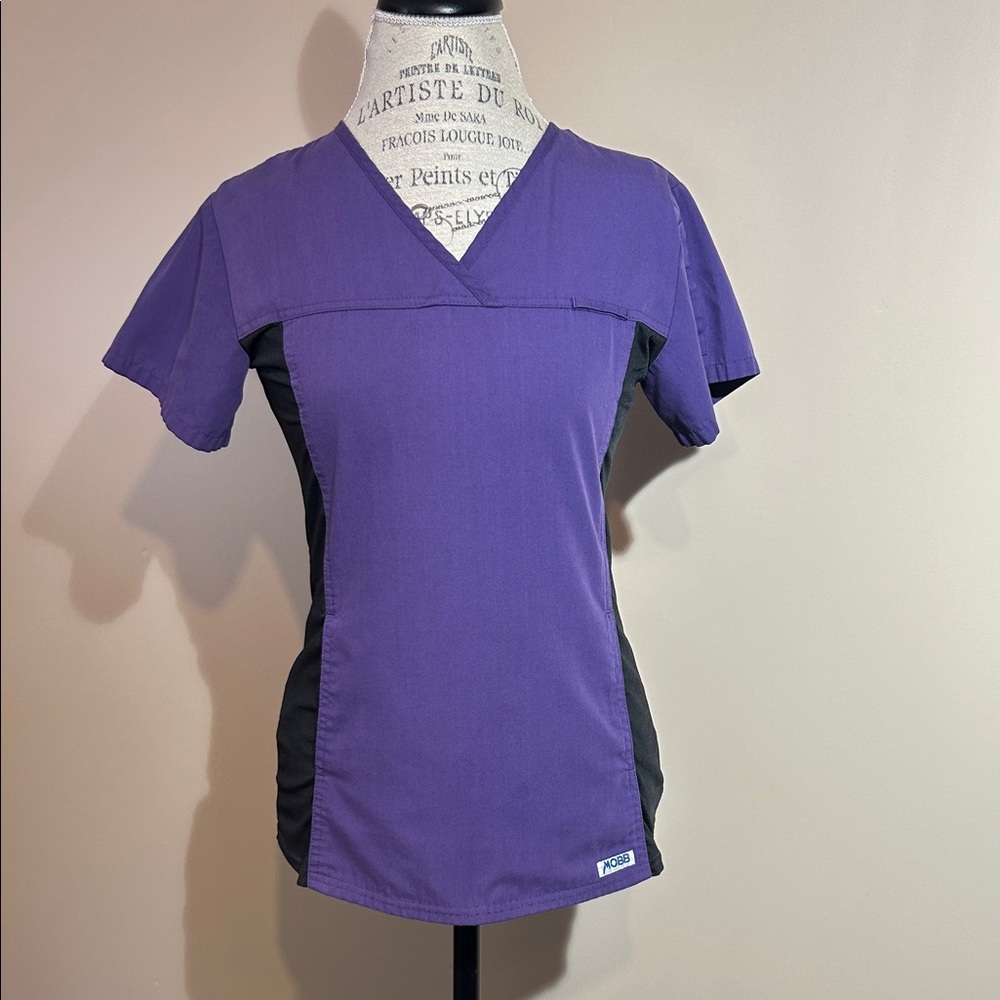 Mobb Purple Scrub Top